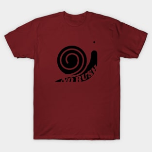 NO RUSH SNAIL DESIGN IDEAS T-Shirt